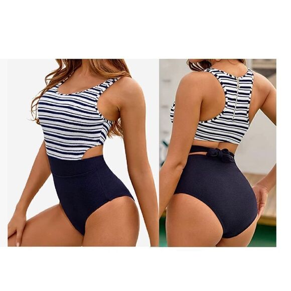 MOLYBELL One Piece Swimsuits for Women High Waisted Bathing Suit - Picture 1 of 9